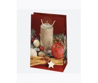 TORBA OZDOBNA T3 GWIAZDKA STROIKI FOTO /10/, Torby ozdobne, Art. dekoracyjne i prezentowe