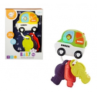 ZABAWKA DLA MALUCHA KLUCZYKI ŚW/DŹ 8425, Dla najmłodszych, Zabawki