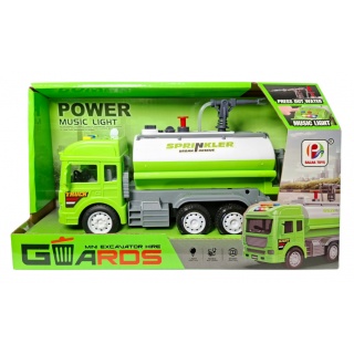 POJAZD CIĘŻAR&Oacute;WKA ZE ŚWIATŁEM I DŹWIĘKIEM 0183, Pojazdy, Zabawki