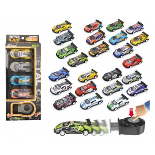 POJAZDY ZESTAW 4 AUT Z WYRZUTNIĄ 1593, Pojazdy, Zabawki