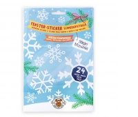 Naklejki na okno śnieżynki TRENDHAUS MM, 24 szt., białe, Gry i zabawki, Gadżety