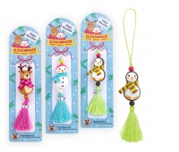 Mini drewniany breloczek na szczęście TRENDHAUS MM, mix kolorów, Gry i zabawki, Gadżety