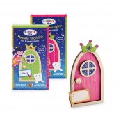 Drewniane drzwi dla Zębowej Wróżki TRENDHAUS ZW, mix kolorów, Gry i zabawki, Gadżety