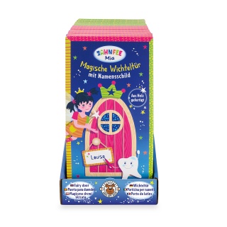 Drewniane drzwi dla Zębowej Wróżki TRENDHAUS ZW, mix kolorów, Gry i zabawki, Gadżety