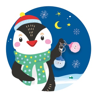 Milutki breloczek TRENDHAUS MM SF, puszysty, mix kolorów, Gry i zabawki, Gadżety