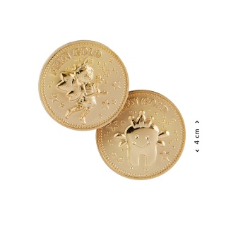 Moneta TRENDHAUS ZW, prezent od wróżki, złota, Gry i zabawki, Gadżety