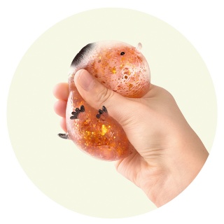 Kapibara TRENDHAUS CP HL-5 z brokatem, mix kolor&oacute;w, Gry i zabawki, Gadżety