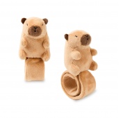 Bransoletka TRENDHAUS CP HL-5, Snap-it, pluszowa kapibara, brązowa, Gry i zabawki, Gadżety