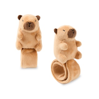 Bransoletka TRENDHAUS CP HL-5, Snap-it, pluszowa kapibara, brązowa, Gry i zabawki, Gadżety