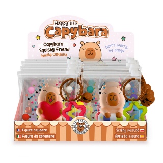Gniotek Mini Kapibara TRENDHAUS CP HL-5, mix kolorów, Gry i zabawki, Gadżety