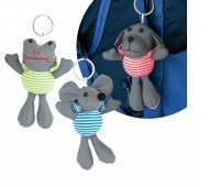 Zawieszka odblaskowa TRENDHAUS ABC CH, z figurką 12 cm, mix kolorów, Gry i zabawki, Gadżety