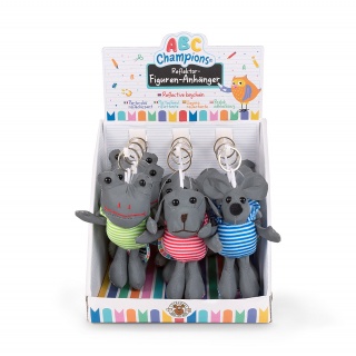Zawieszka odblaskowa TRENDHAUS ABC CH, z figurką 12 cm, mix kolorów, Gry i zabawki, Gadżety