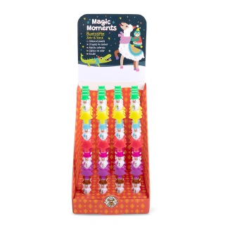 Kredki przekładane TRENDHAUS MM, bałwanek i gwiazdka, 7 szt., mix kolorów, Szkolne, Gadżety