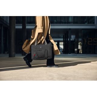 Torba na laptop WENGER Motion Deluxe Tote, 15,6", 180x460x310mm, czarna, Torby, teczki i plecaki, Akcesoria komputerowe