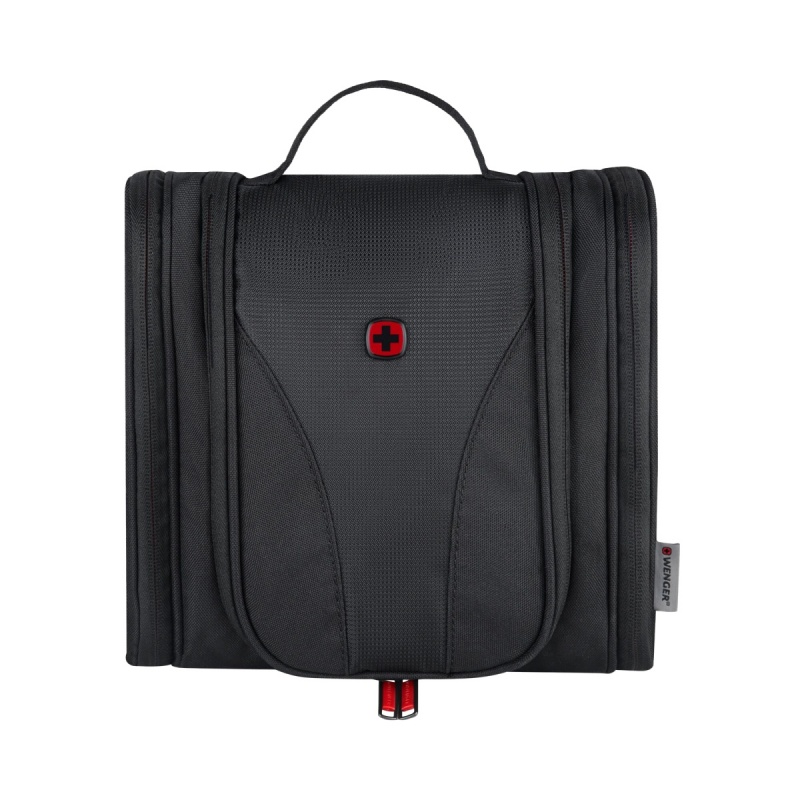 Travel toiletry bag , black, a WENGER WE611877 Travel toiletry bag WENGER, black