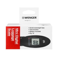 Waga podróżna WENGER, elektroniczna, czarna, Torby, teczki i plecaki, Akcesoria komputerowe