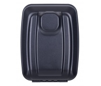 Key lock box DONAU TECH, with digital lock, 115x95x40 mm, black and silver