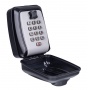 Key lock box DONAU TECH, with digital lock, 115x95x40 mm, black and silver