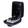 Key lock box DONAU TECH, with digital lock, 115x95x40 mm, black and silver