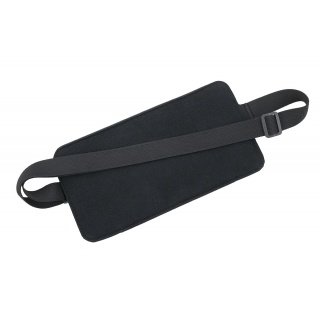 Saszetka TROIKA Black Belt Bag, na pasku, dwie kieszenie, czarna, Ekskluzywne, Gadżety