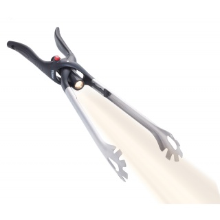 Szczypce do grilla TROIKA BBQ + LIGHT, z latarką LED, czarne, Ekskluzywne, Gadżety