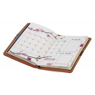 Notes TROIKA Bullet Journal, A5, w kropki, brązowy, Ekskluzywne, Gadżety