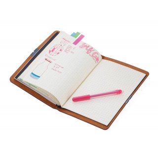 Notes TROIKA Bullet Journal, A5, w kropki, brązowy, Ekskluzywne, Gadżety