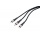 Kabel ładujący TROIKA Dreizack Pro, 1,2m, 3w1, czarny