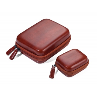 Zestaw etui TROIKA Onpack, 2 szt., brązowe, Ekskluzywne, Gadżety
