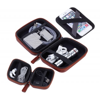 Zestaw etui TROIKA Onpack, 2 szt., brązowe, Ekskluzywne, Gadżety