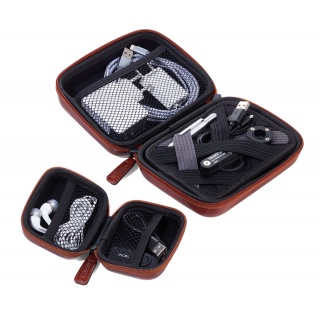 Zestaw etui TROIKA Onpack, 2 szt., brązowe, Ekskluzywne, Gadżety