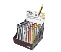 Display naladowy długopis&oacute;w wielozadaniowych TROIKA Construction, 20 szt., mix kolor&oacute;w, Ekskluzywne, Gadżety