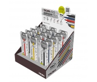 Display naladowy długopis&oacute;w wielozadaniowych TROIKA Construction Endless, 15 szt., mix kolor&oacute;w, Ekskluzywne, Gadżety