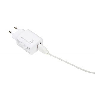 Ładowarka TROIKA Charge-X Duo 20, dwa porty USB-C+A, biała, Ekskluzywne, Gadżety