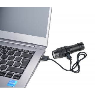 Latarka TROIKA Eco Knicklicht Micro, 5 tryb&oacute;w, czarna, Latarki, Urządzenia i maszyny biurowe