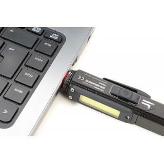 Latarka TROIKA Eco Knicklicht, czarna, Latarki, Urządzenia i maszyny biurowe