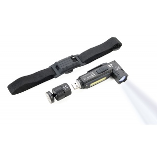 Latarka TROIKA Eco Knicklicht, czarna, Latarki, Urządzenia i maszyny biurowe