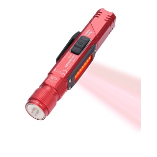 Latarka TROIKA Eco Knicklicht, czerwona, Latarki, Urządzenia i maszyny biurowe