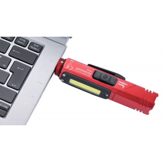 Latarka TROIKA Eco Knicklicht, czerwona, Latarki, Urządzenia i maszyny biurowe