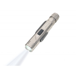 Latarka TROIKA Eco Knicklicht Pro, LED, 5 funkcji, szara, Latarki, Urządzenia i maszyny biurowe