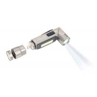 Latarka TROIKA Eco Knicklicht Pro, LED, 5 funkcji, szara, Latarki, Urządzenia i maszyny biurowe