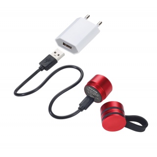 Latarka TROIKA Eco Run, z magnesem, LED, czerwona, Latarki, Urządzenia i maszyny biurowe