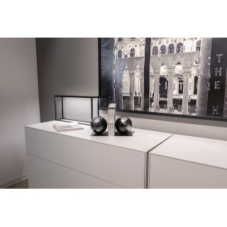 Zestaw globus&oacute;w TROIKA Bookglobe, śr. 13cm, 2 szt., czarno-srebrny, Globusy, Artykuły szkolne