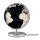 Globus TROIKA Terra Light, śr. 25cm, metalowa podstawa, czarno-srebrny