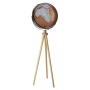 Globus TROIKA Sputnik, na stojaku, śr. 43cm, wys. 1,40m, brązowo-srebrny, Globusy, Artykuły szkolne