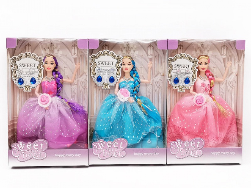 LALKA SUKNIA BALOWA 7888, Lalki, Zabawki