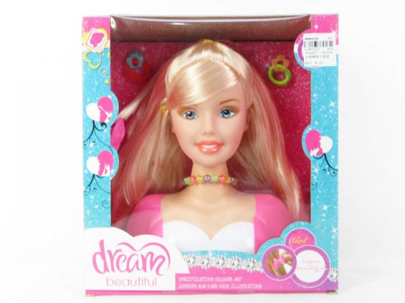 GŁOWA DO CZESANIA 8558, Dla dziewczynki, Zabawki