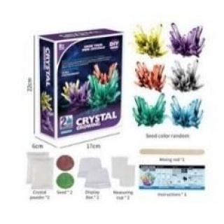 Zestaw doświadczalny Kryształy (2 kryształy) color, Kreatywne, Zabawki