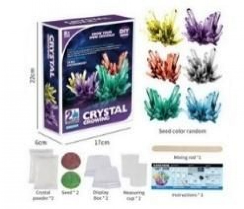 Zestaw doświadczalny Kryształy (2 kryształy) color, Kreatywne, Zabawki