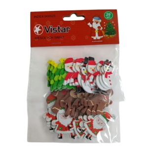 ART. KREATYWNY BN CIASTKO,MIKOŁAJ,RENIFER,CHOINKA,, Naklejki, Art. kreatywne